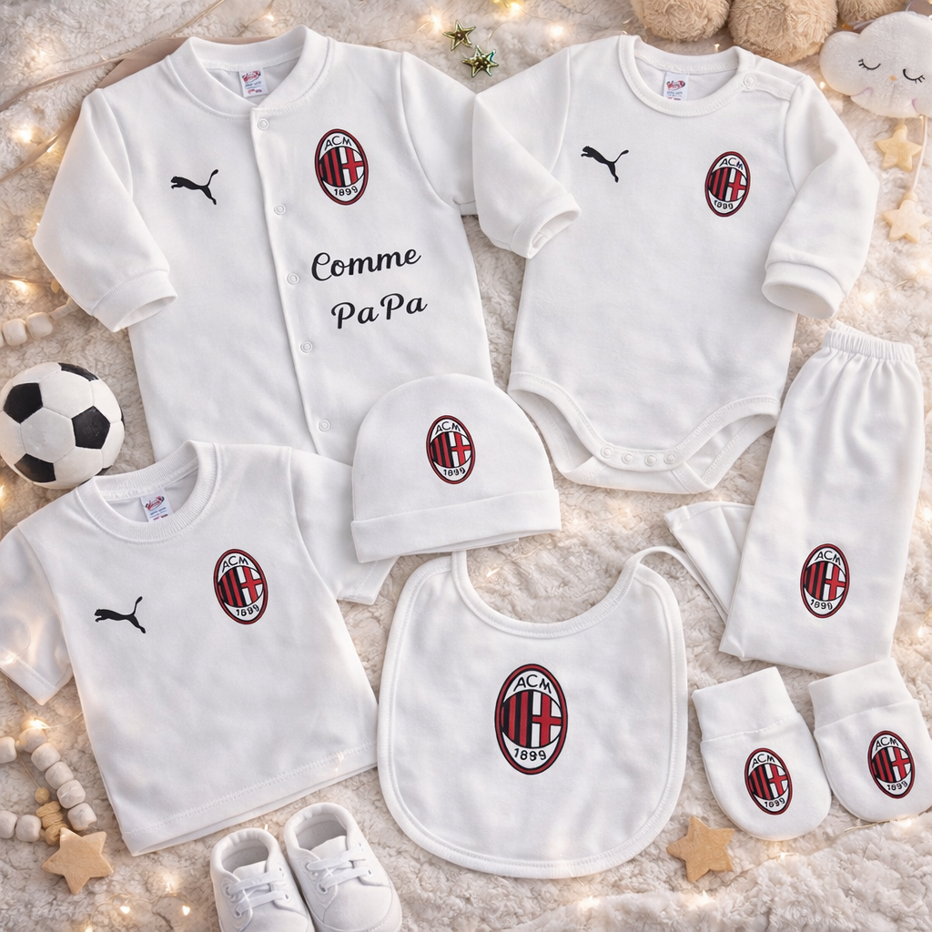 طقم رضيع Ac Milan