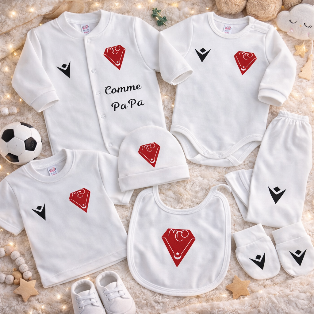 طقم رضيع مولودية وهران❤️