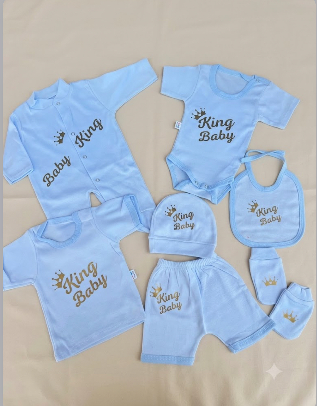 👑 طقم "الملك الصغير King Baby 🤍