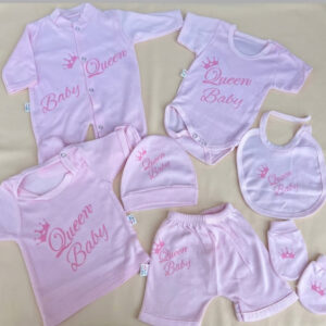 👑 طقم "الملكة الصغيرة" 🌸Queen Baby